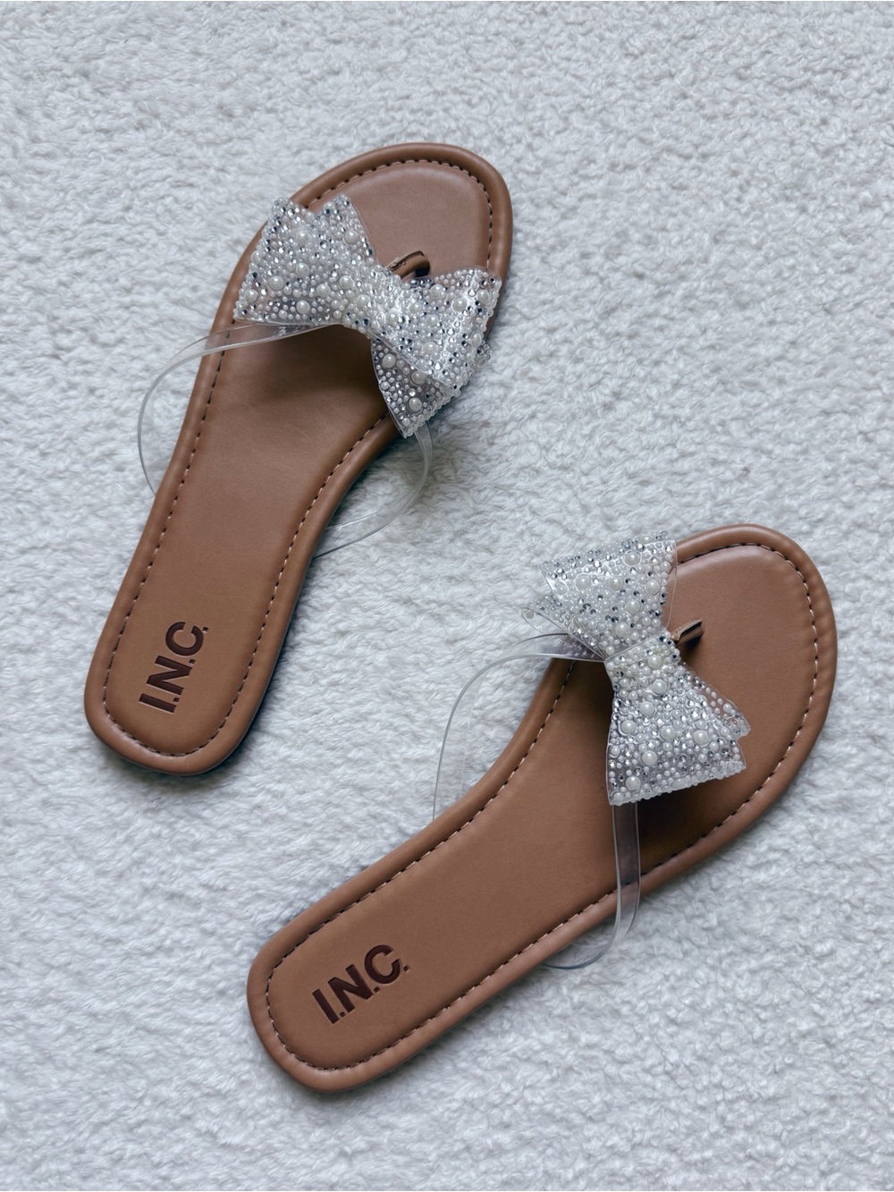 I.N.C. Mable Bow Flat Sandals - Picture 4 of 6